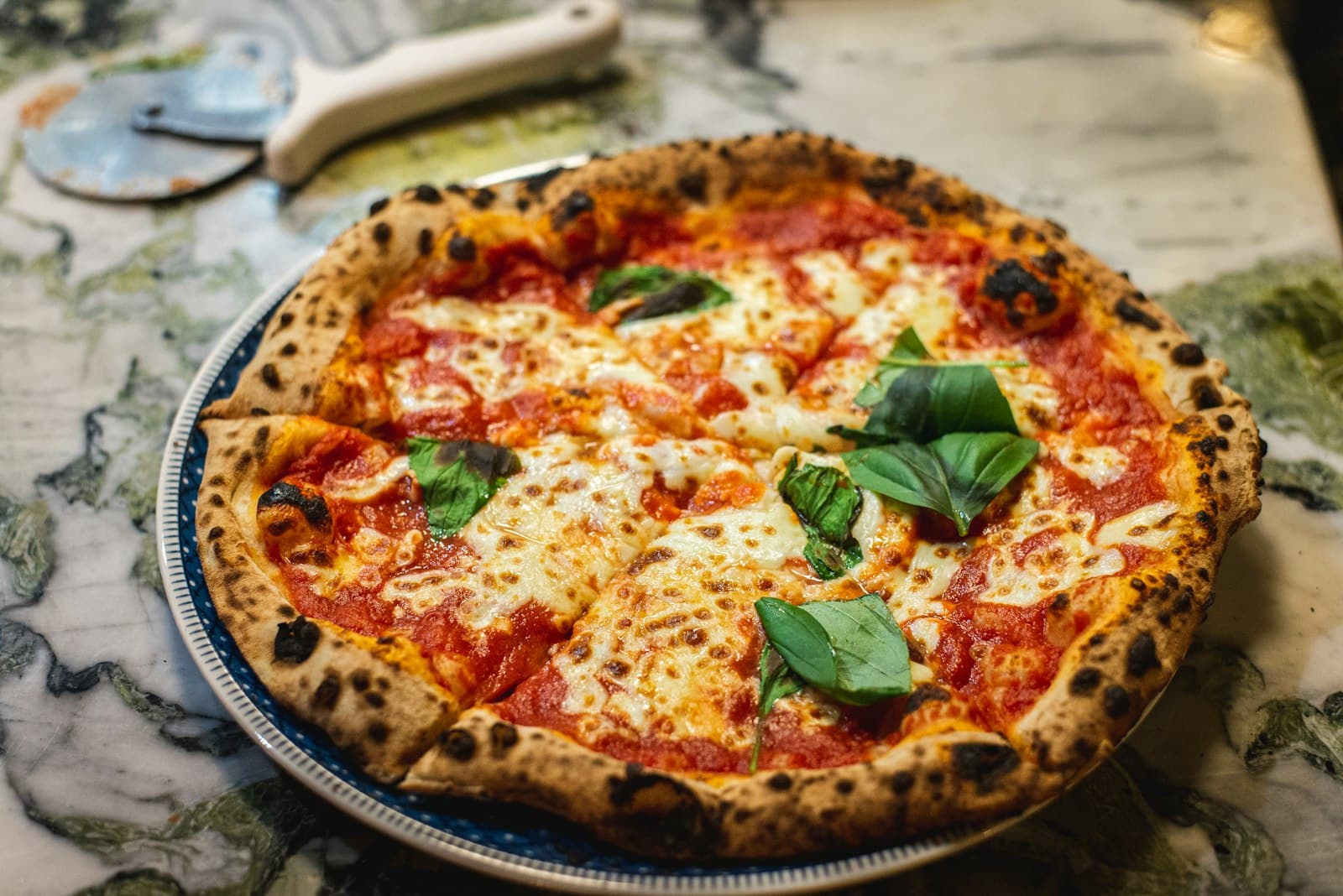 Pizza quatre fromages fondante